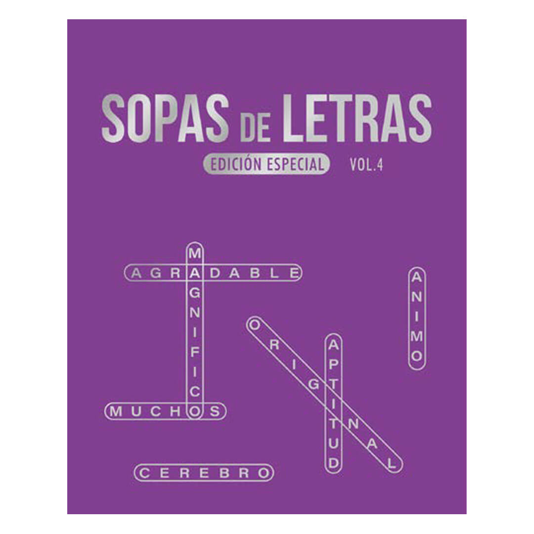  LIBRO PLOW SOPA DE LETRAS EDICION  ESPECIAL VOLUMEN 4