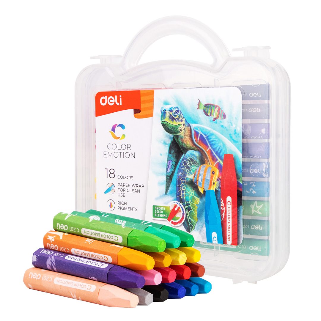  CRAYON DELI AL OLEO PASTEL EMOTION X18