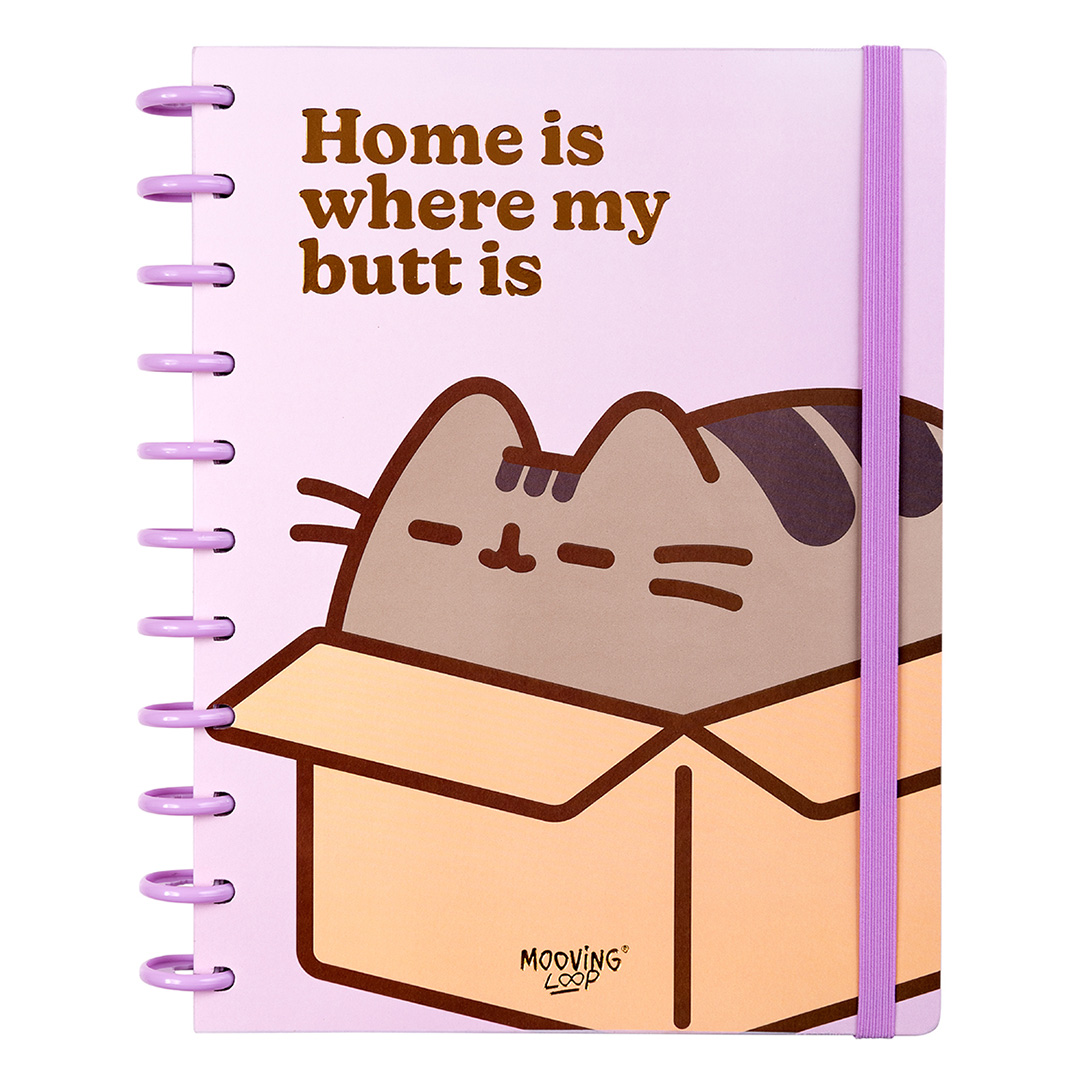  CUADERNO MOOVING LOOP CARTA A DISCOS  PUSHEEN