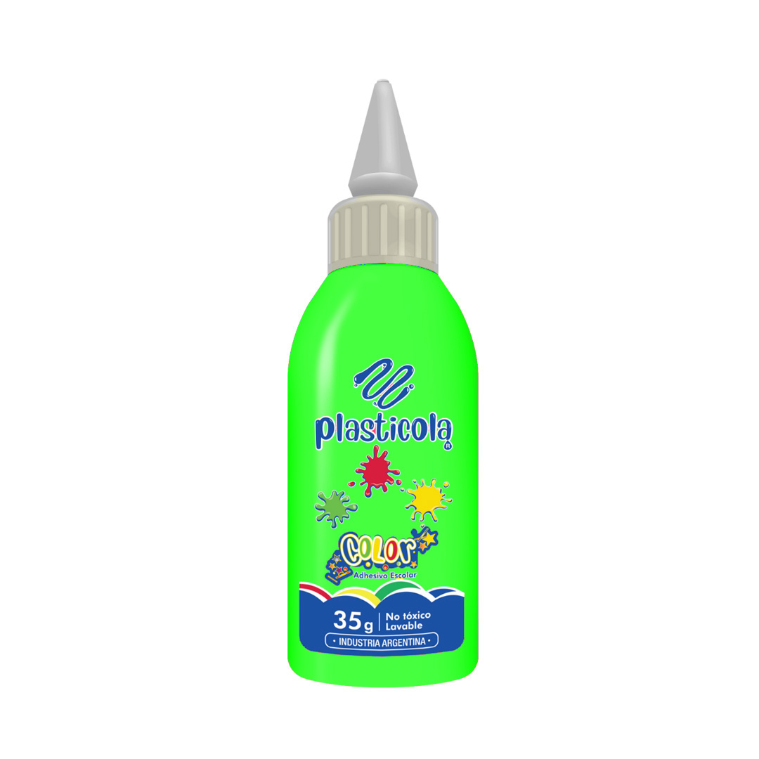  ADHESIVO FLUO PLASTICOLA 40GR VERDE X12