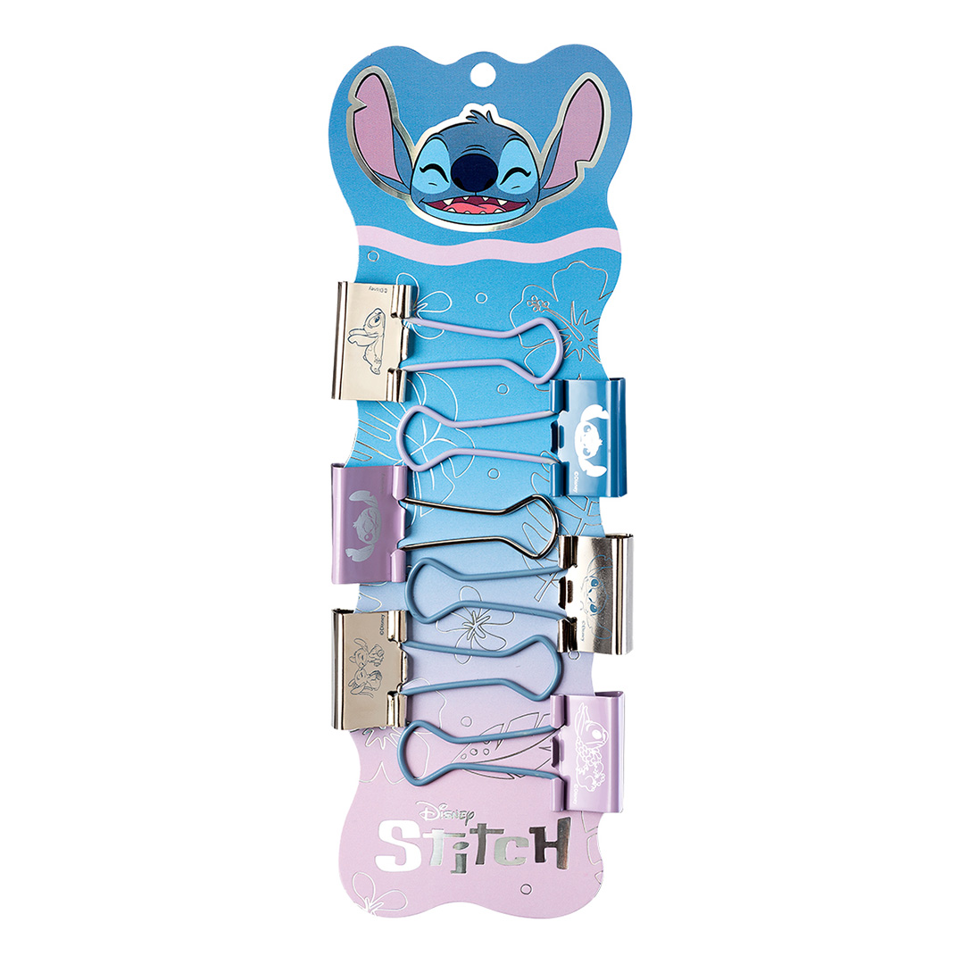  CLIPS BINDER MOOVING 25MM STITCH X6