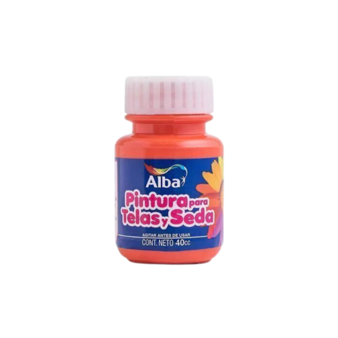  PINTURA TELA ALBA 40ML ANARANJADO