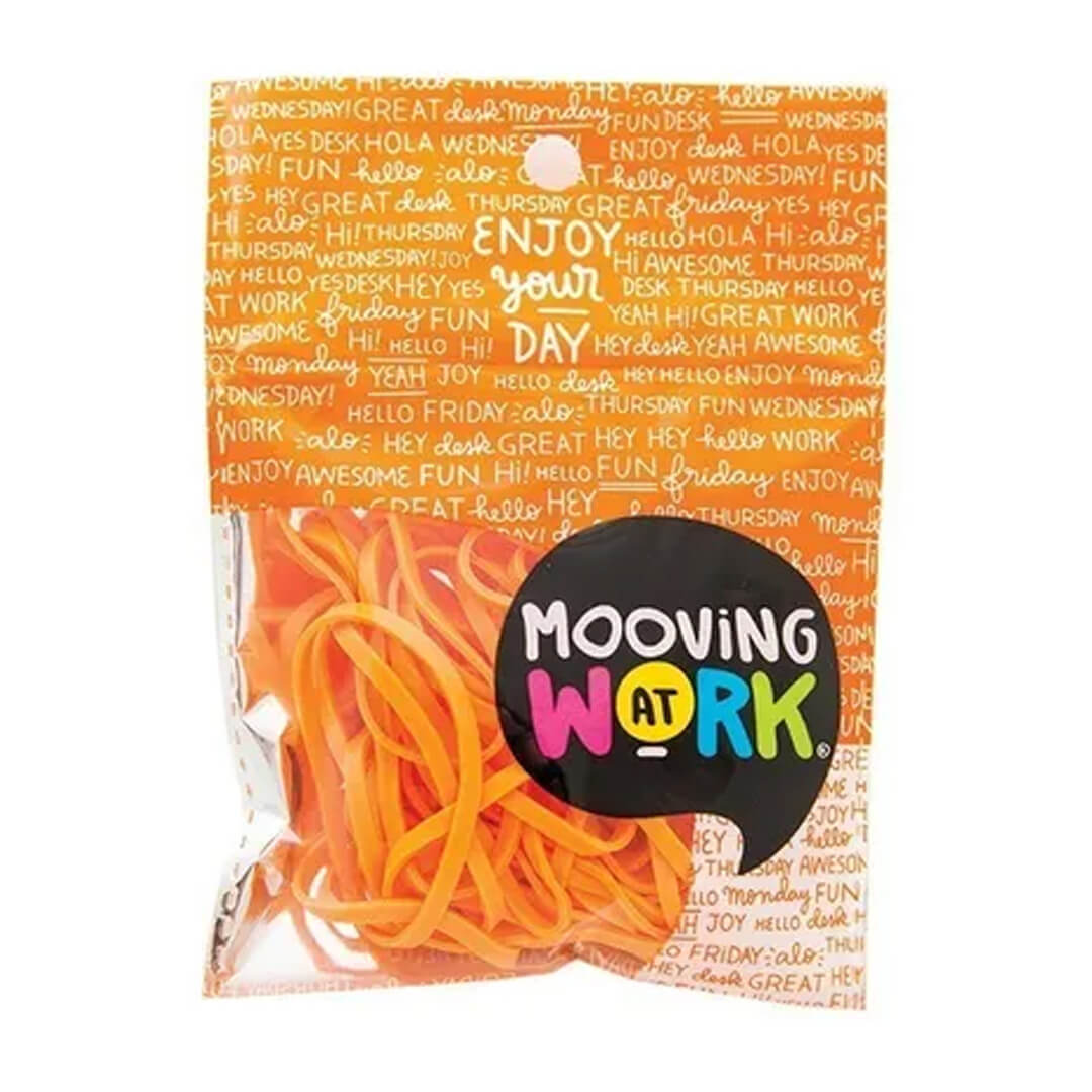  BANDA ELASTICA MOOVING INDIVIDUAL  NARANJA FLUO 16 GRAMOS