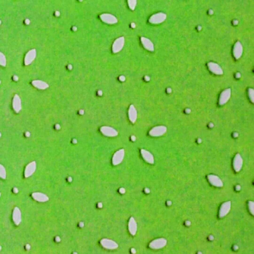  GOMA EVA CALADA ASB FLOR 2 40X60 X10  VERDE
