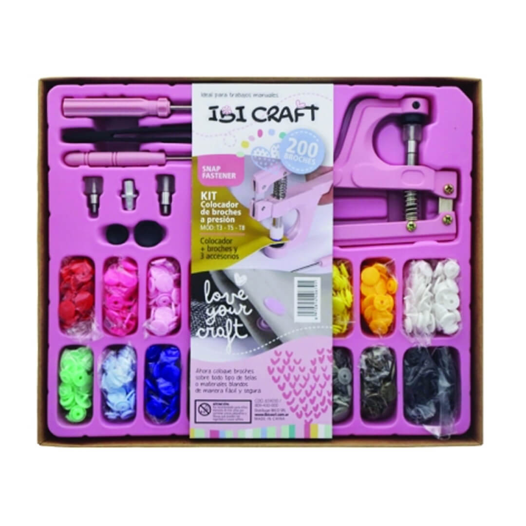  SET IBICRAFT COLOCADOR BROCHES T3 T5 T8