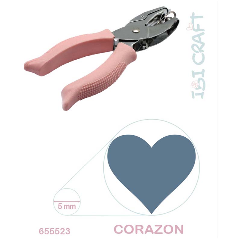  PERFORADORA IBICRAFT PINZA CORAZON 5MM