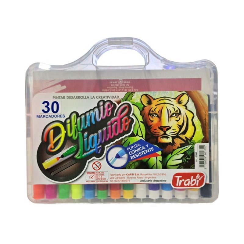  MARCADOR TRABI DIFUMIOS VALIJA X 30  SURTIDO