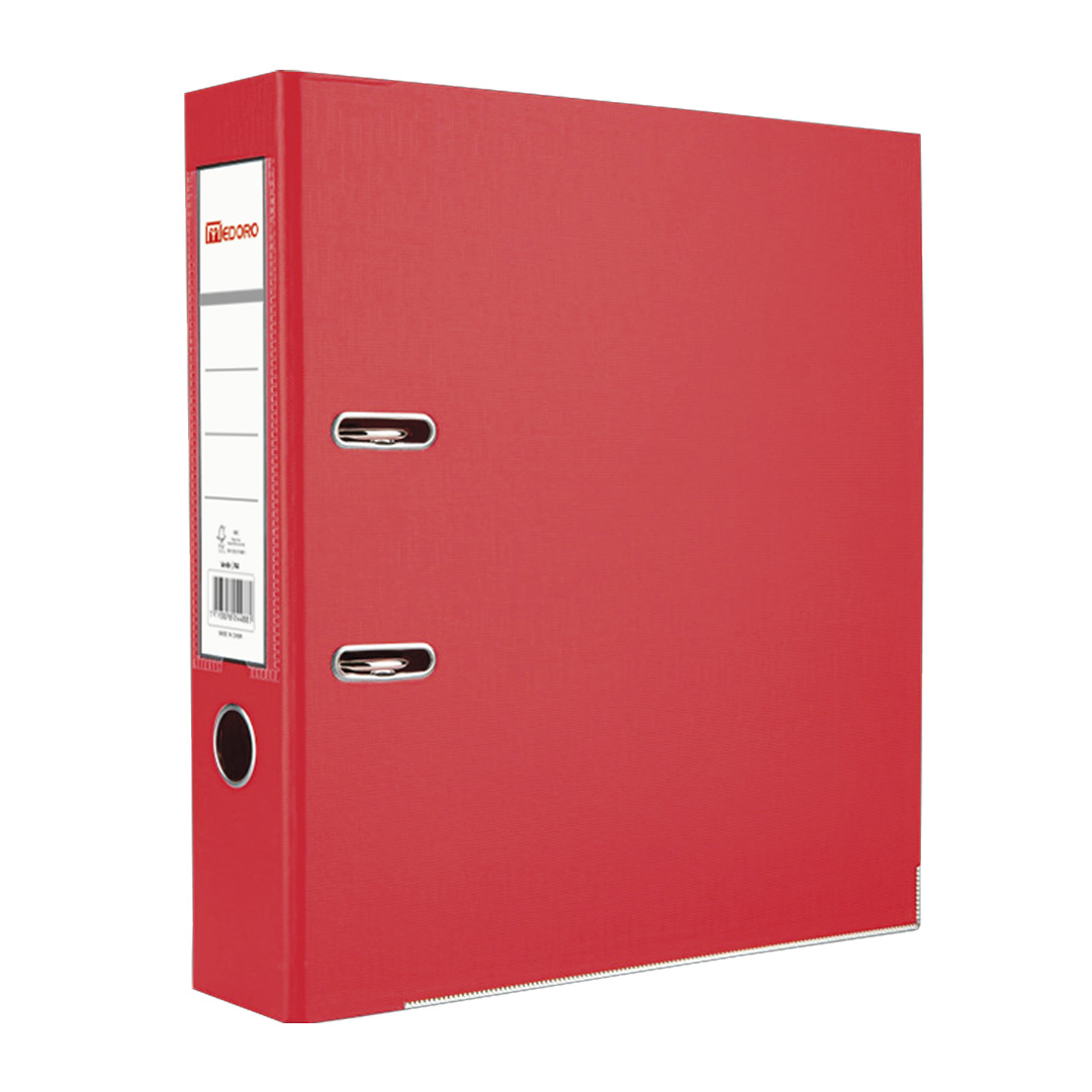  BIBLIORATO A4 MEDORO PLASTICO PALANCAALTA ROJO
