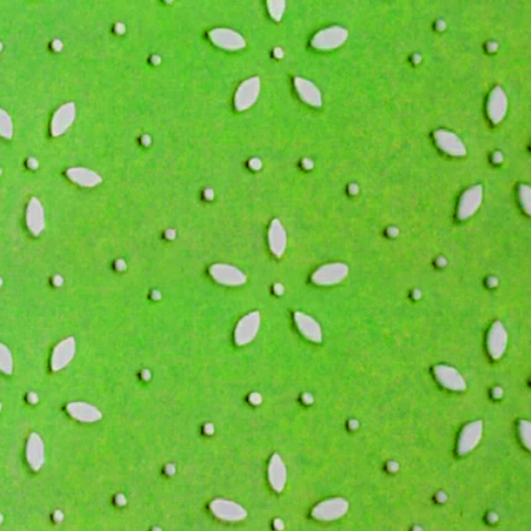  GOMA EVA CALADA ASB FLOR 2 40X60 X10  VERDE