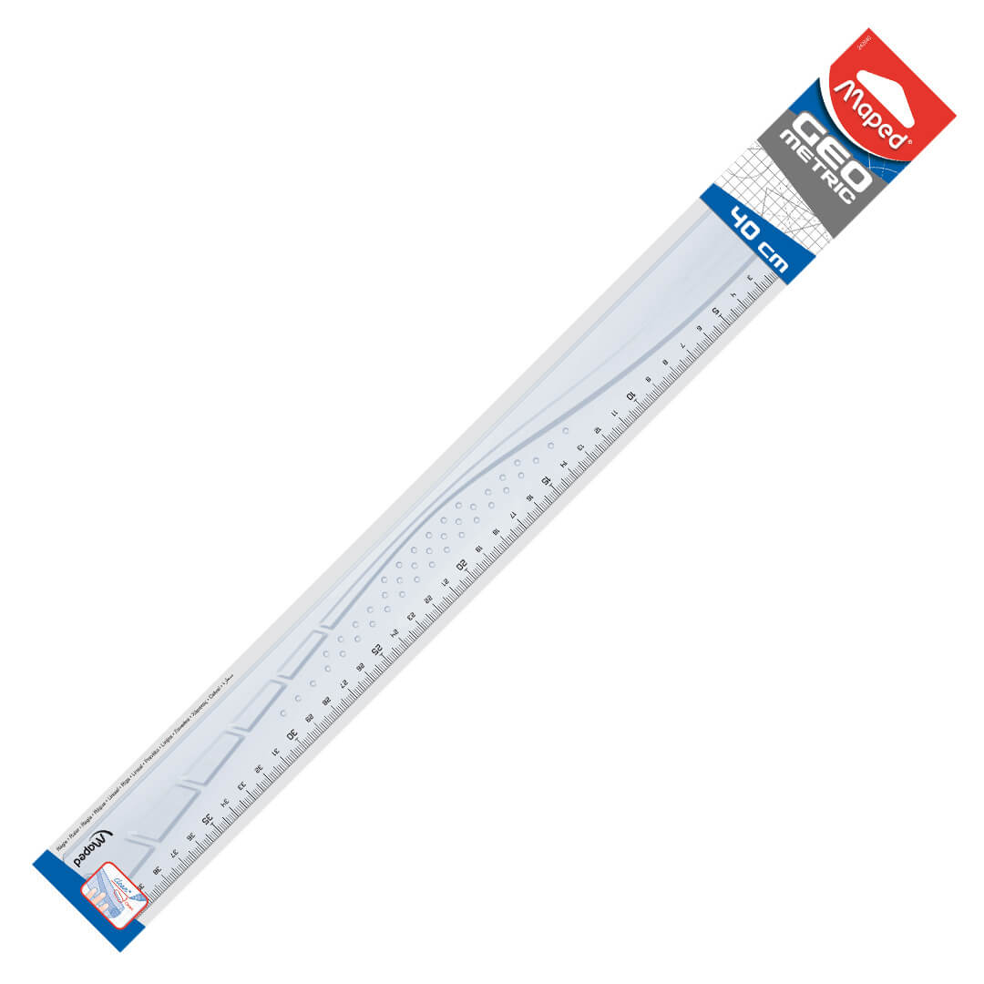  REGLA 40CM MAPED GRAPHIC BOLSA