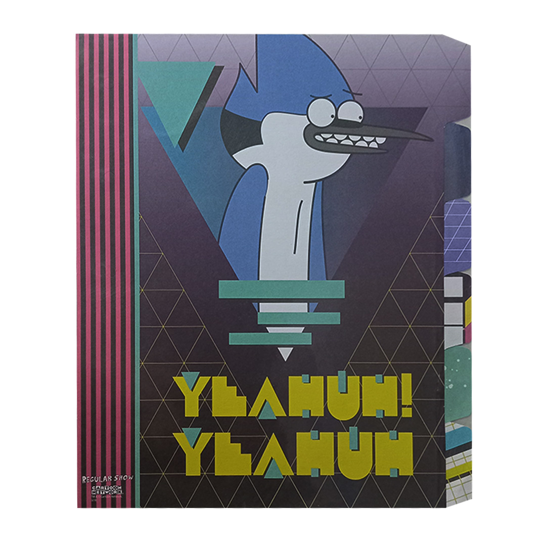  SEPARADOR N3 UTILOF CARTULINA 6  POSICIONES REGULAR SHOW