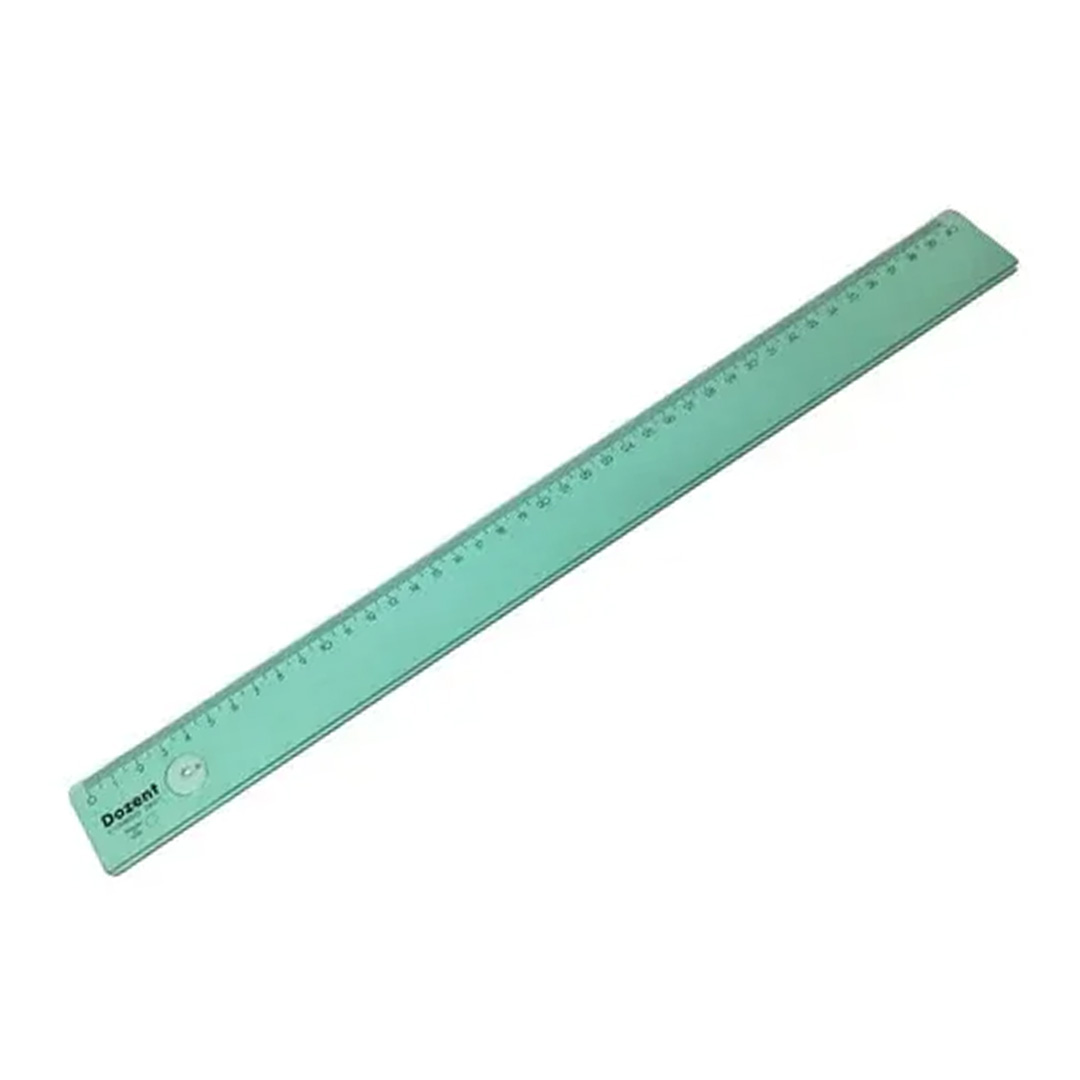  REGLA 40CM DOZENT VERDE TRANSPARENTE