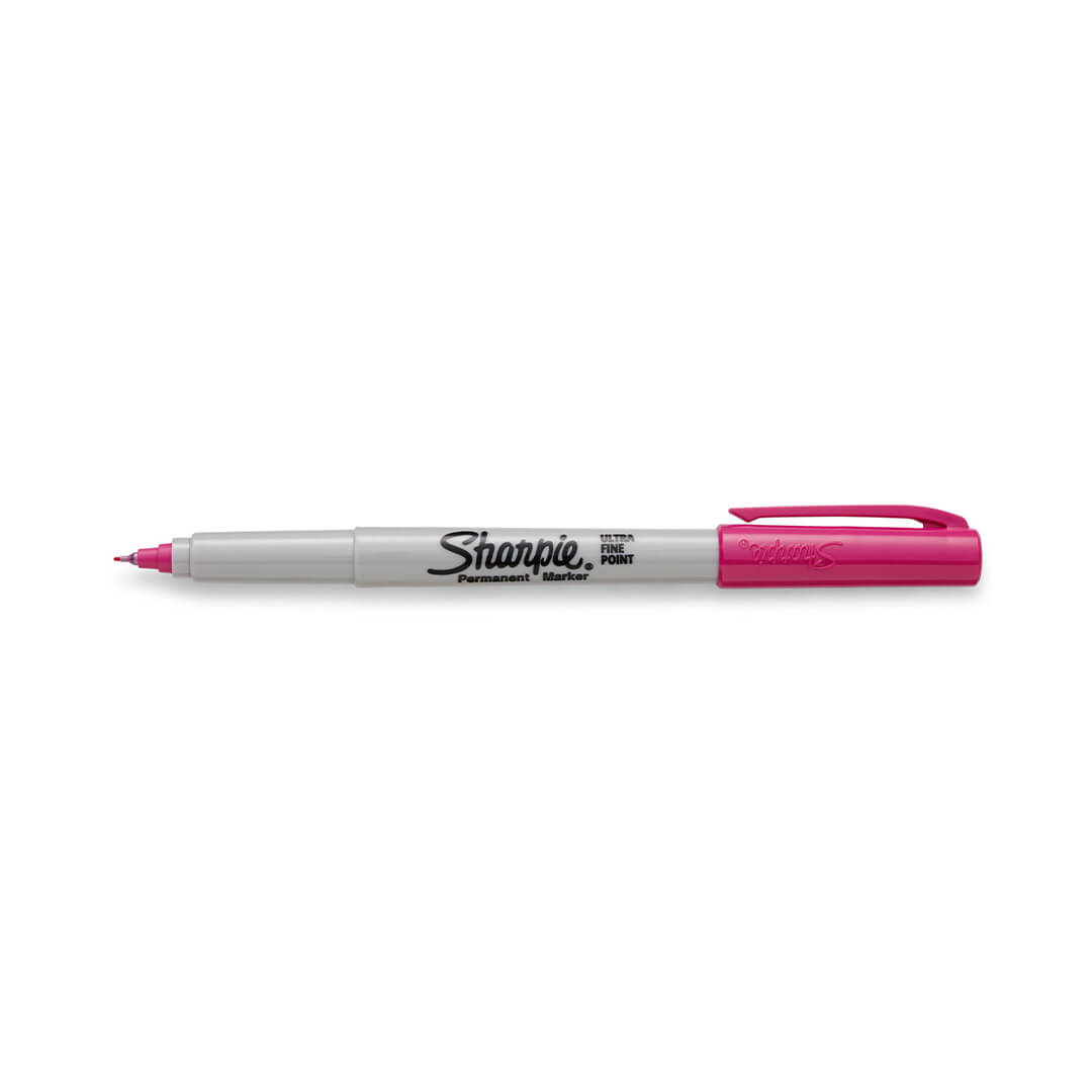  MARCADOR PERMANENTE SHARPIE ULTRA FINO;
ROSA POTENTE X12