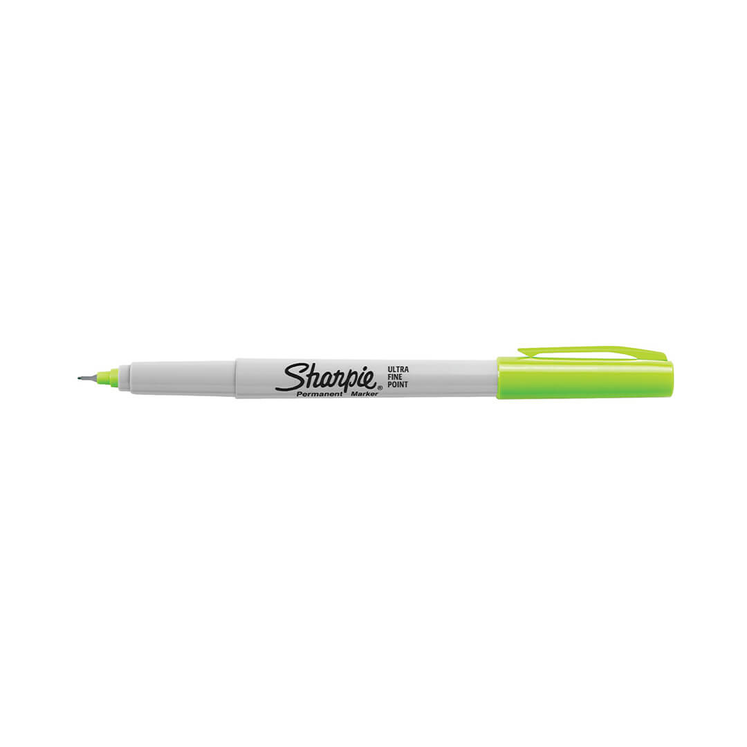 MARCADOR PERMANENTE SHARPIE ULTRA FINO;
VERDE LIMA X12