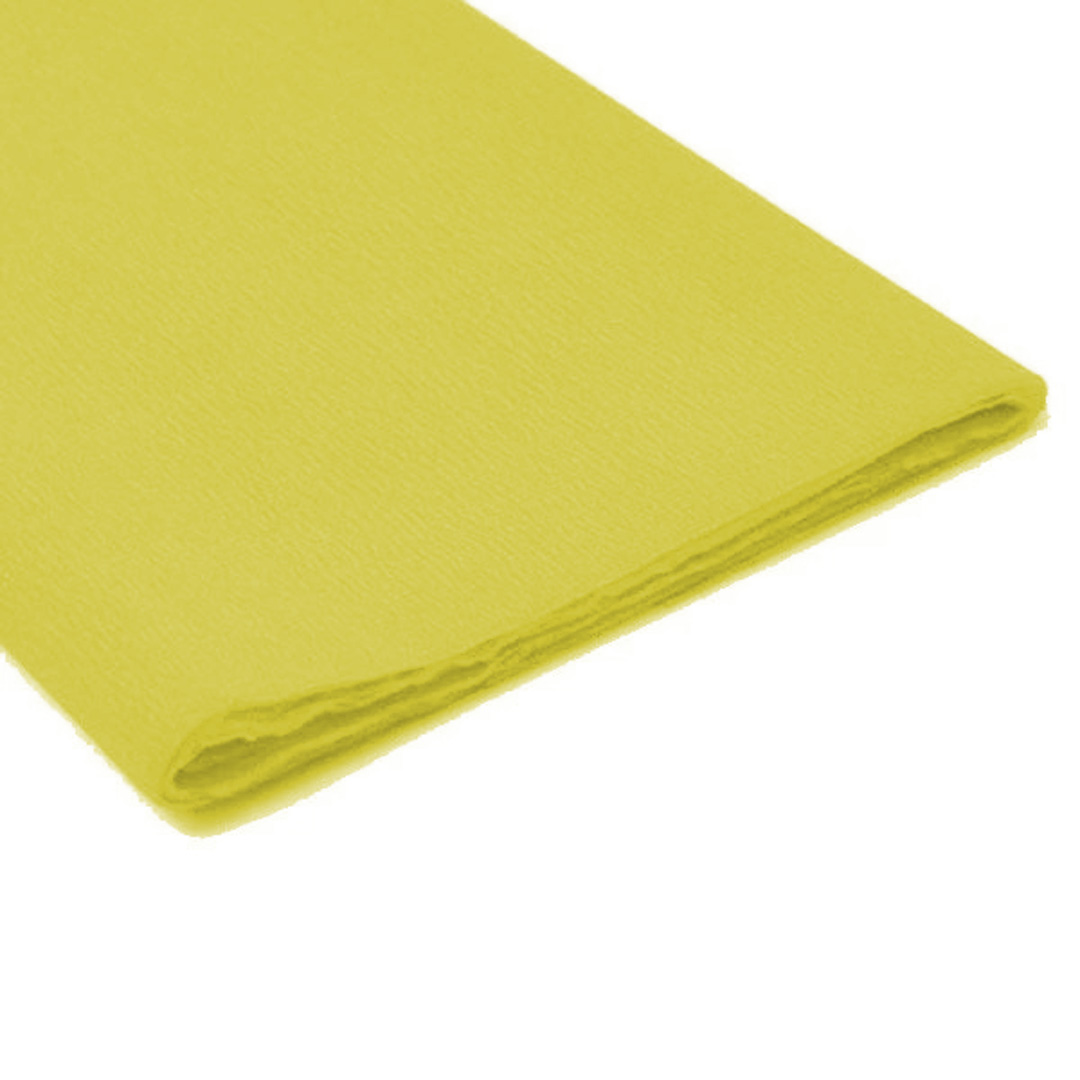  PAPEL CREPE LUMA 2 X 0.5 AMARILLO X10H