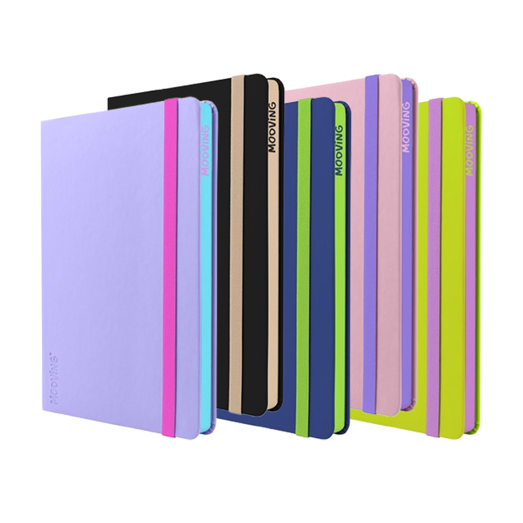  CUADERNO MOOVING A6 TAPA DURA PU TAPALISA 96 HOJAS RAYADO