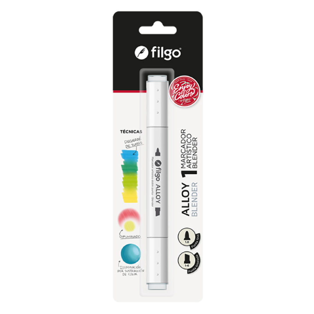  MARCADOR FILGO ALLOY DOBLE PUNTA BLENDER  BLISTER X1