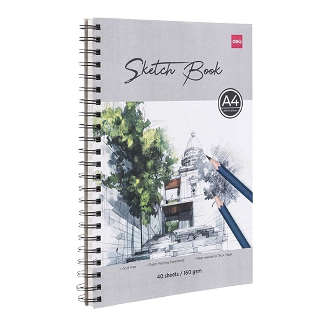  BLOCK DIBUJO DELI ESPIRAL A4 160 GRAMOS X40 HOJAS