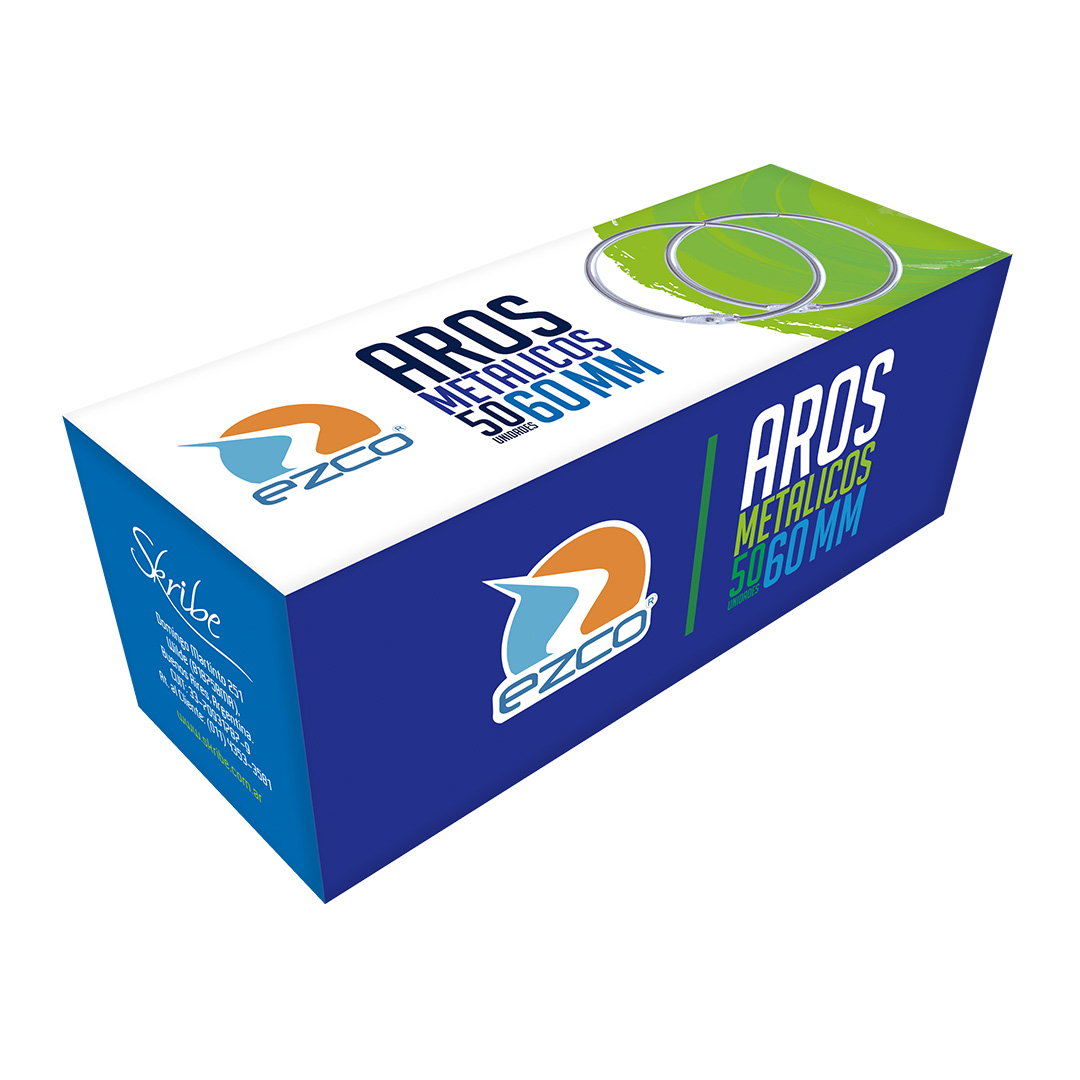  AROS PARA CARPETA EZCO 60MM X50