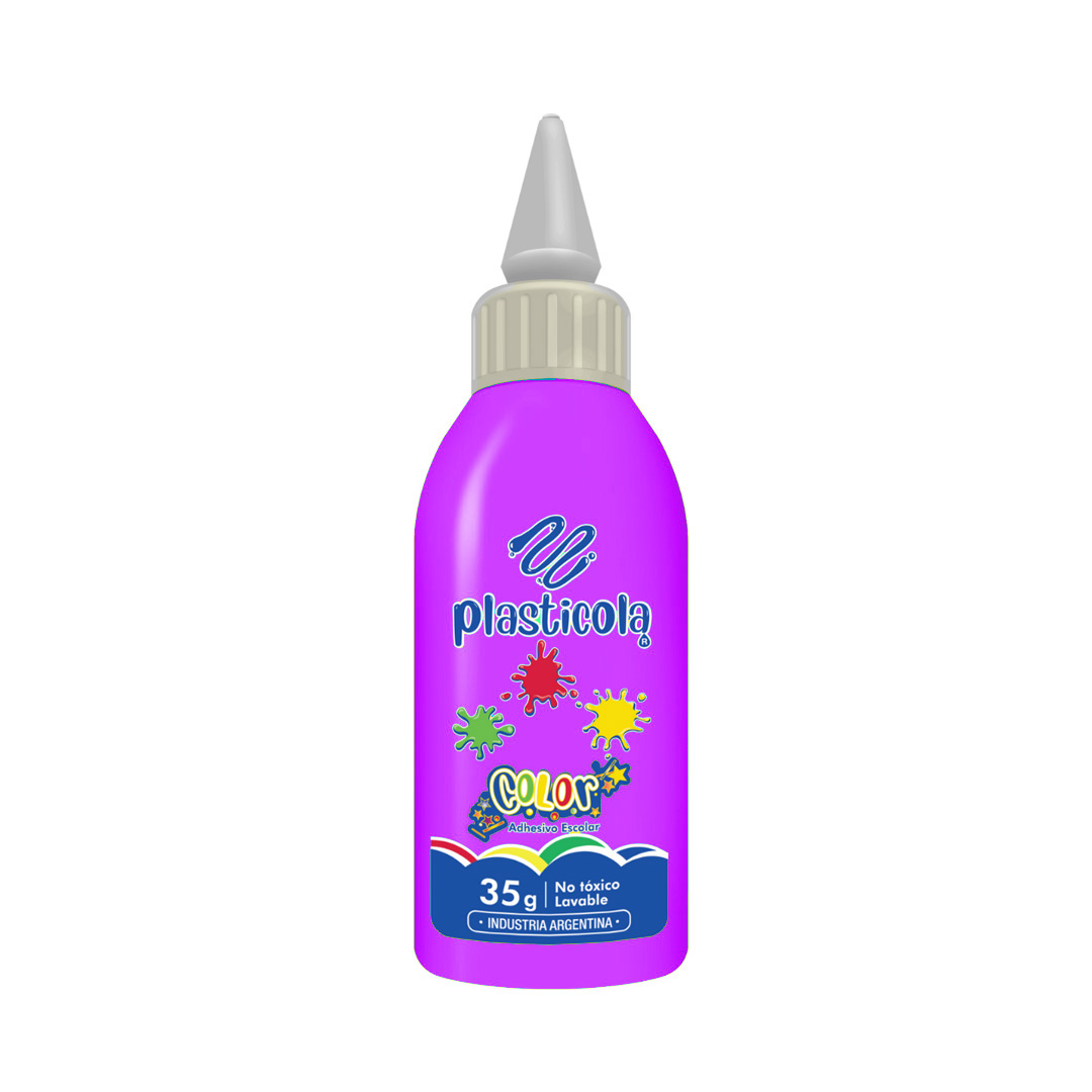  ADHESIVO FLUO PLASTICOLA 40GR VIOLETAX12