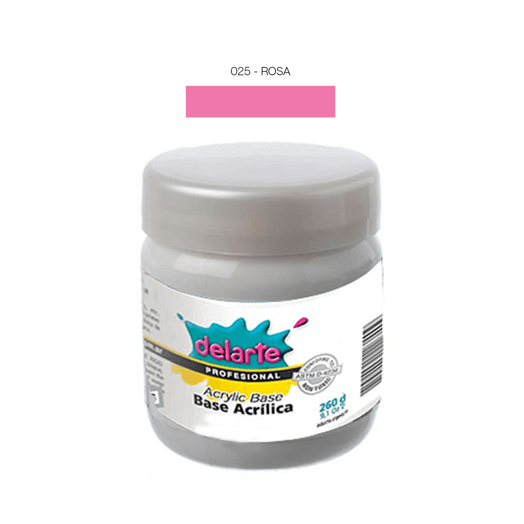  ACRILICO DELARTE 260CC ROSA
