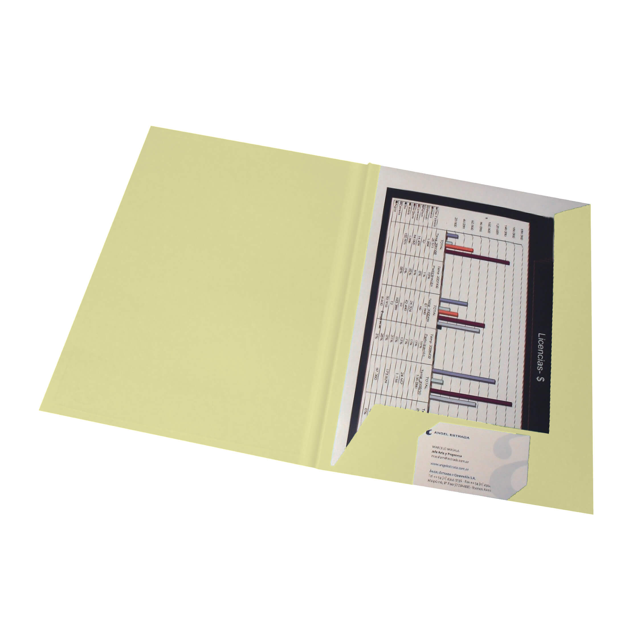  CARPETA PRESENTACION CONGRESO A4    170GR AMARILLO X100