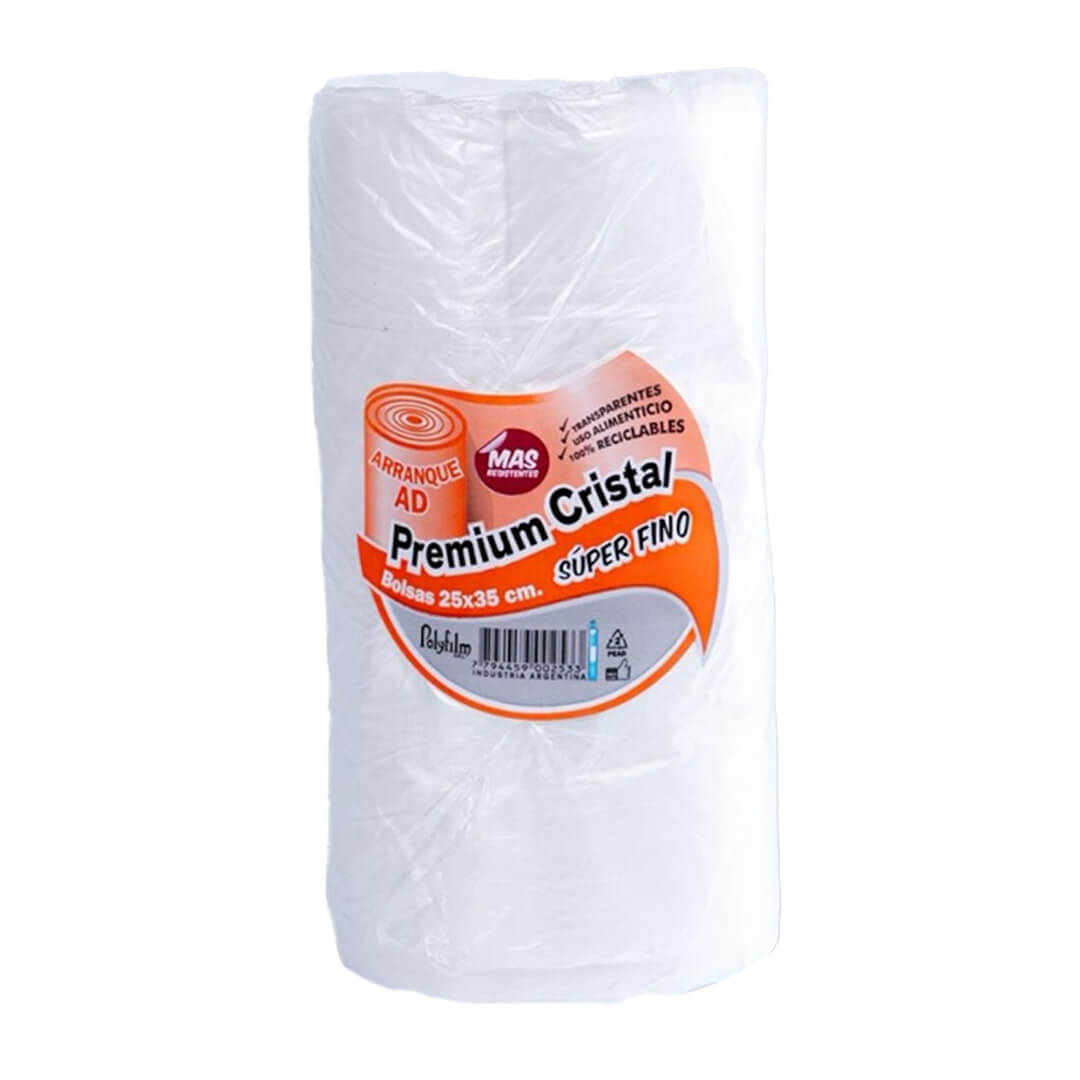  BOLSA ARRANQUE POLYFILM AD SUPERFINO  ROLLO 25X35 CM X9 ROLLOS