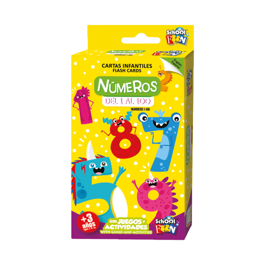  CARTAS EDUCATIVAS PLOW NUMEROS DEL 1 AL 100