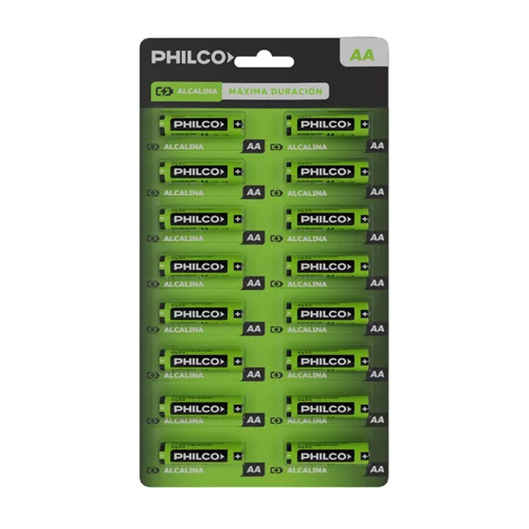  PILA AA ALCALINA PHILCO TIRA X16