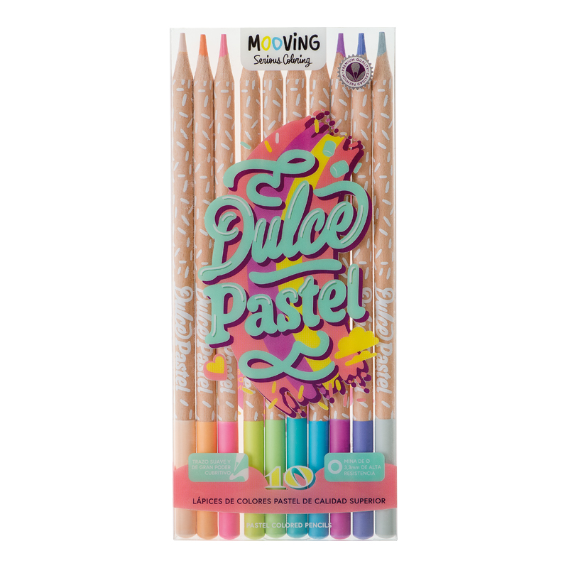  LAPIZ COLOR MOOVING PASTEL X10