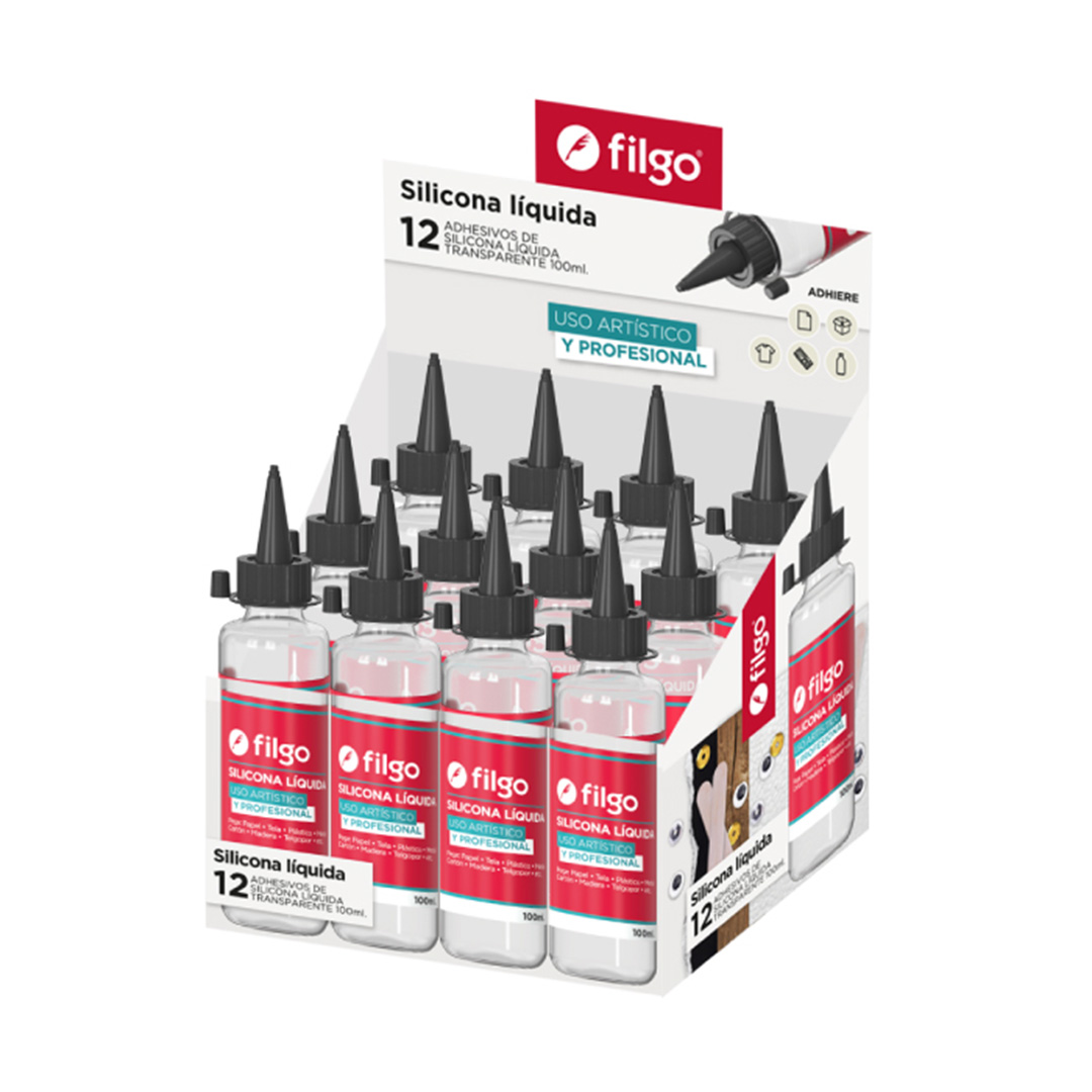  ADHESIVO SILICONA LIQUIDA FILGO 100MMX12