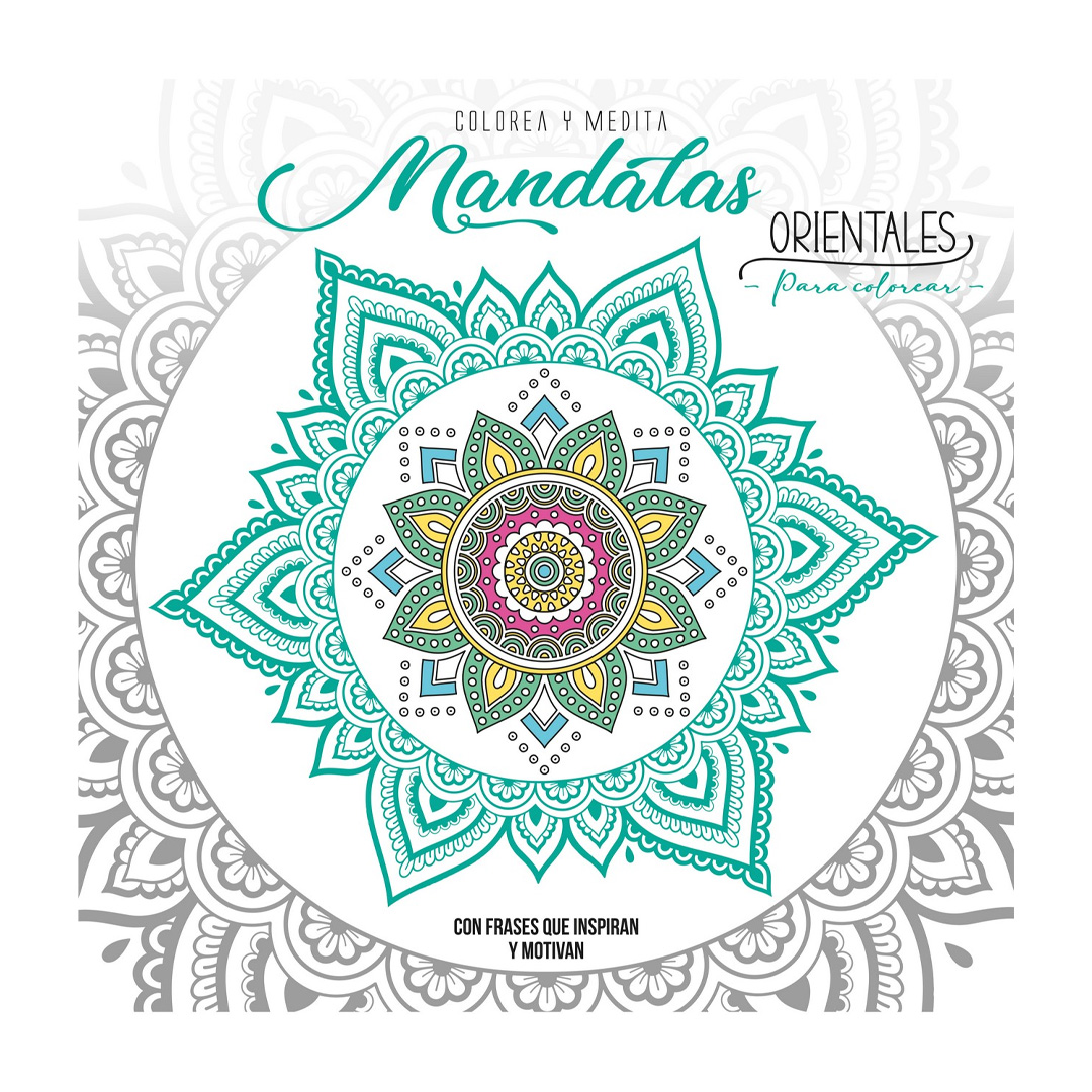 LIBRO PLOW MANDALAS COLOREA Y MEDITA  MANDALAS ORIENTALES