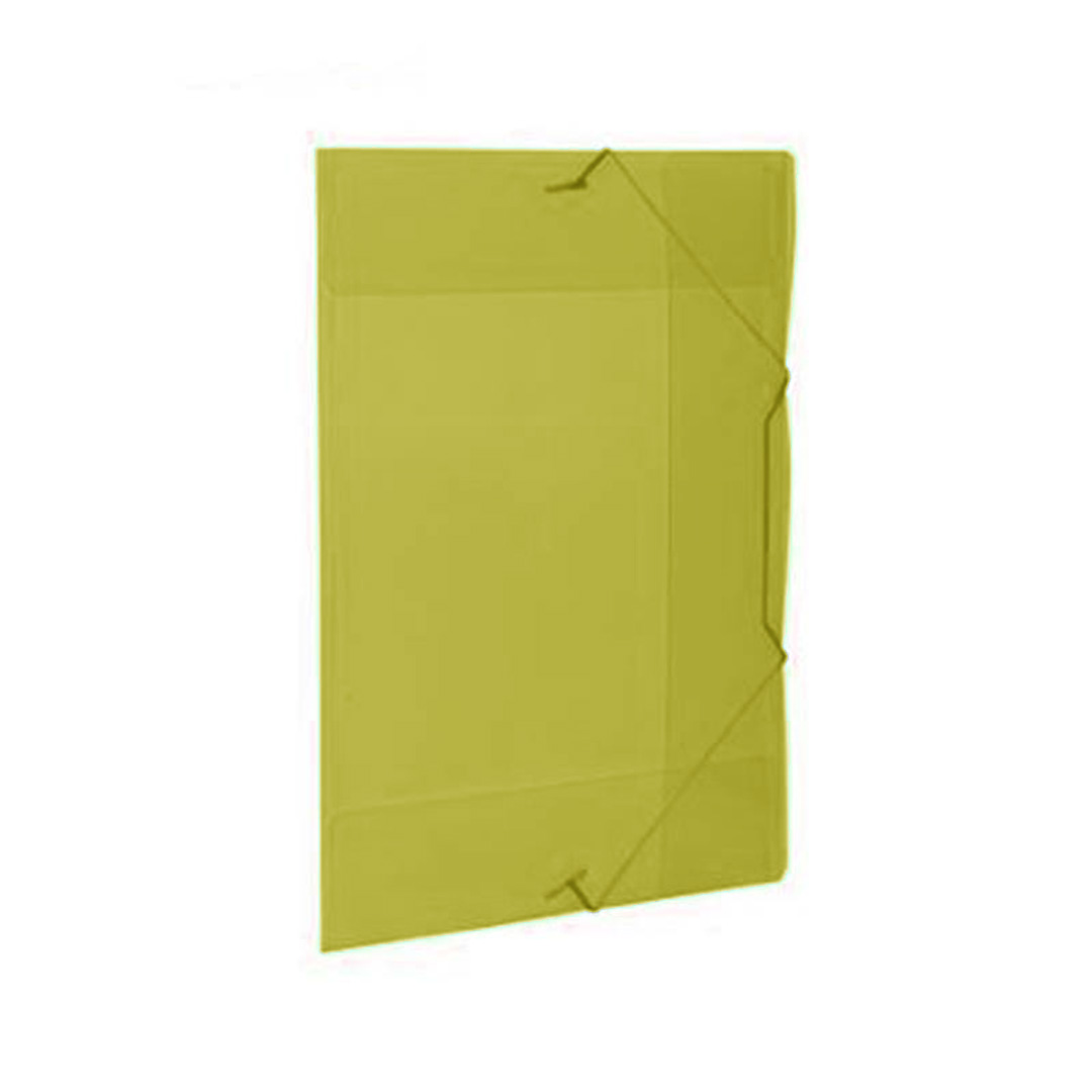  CARPETA 3 SOLAPAS N6 THE PEL PP AMARILLO  CON ELASTICO