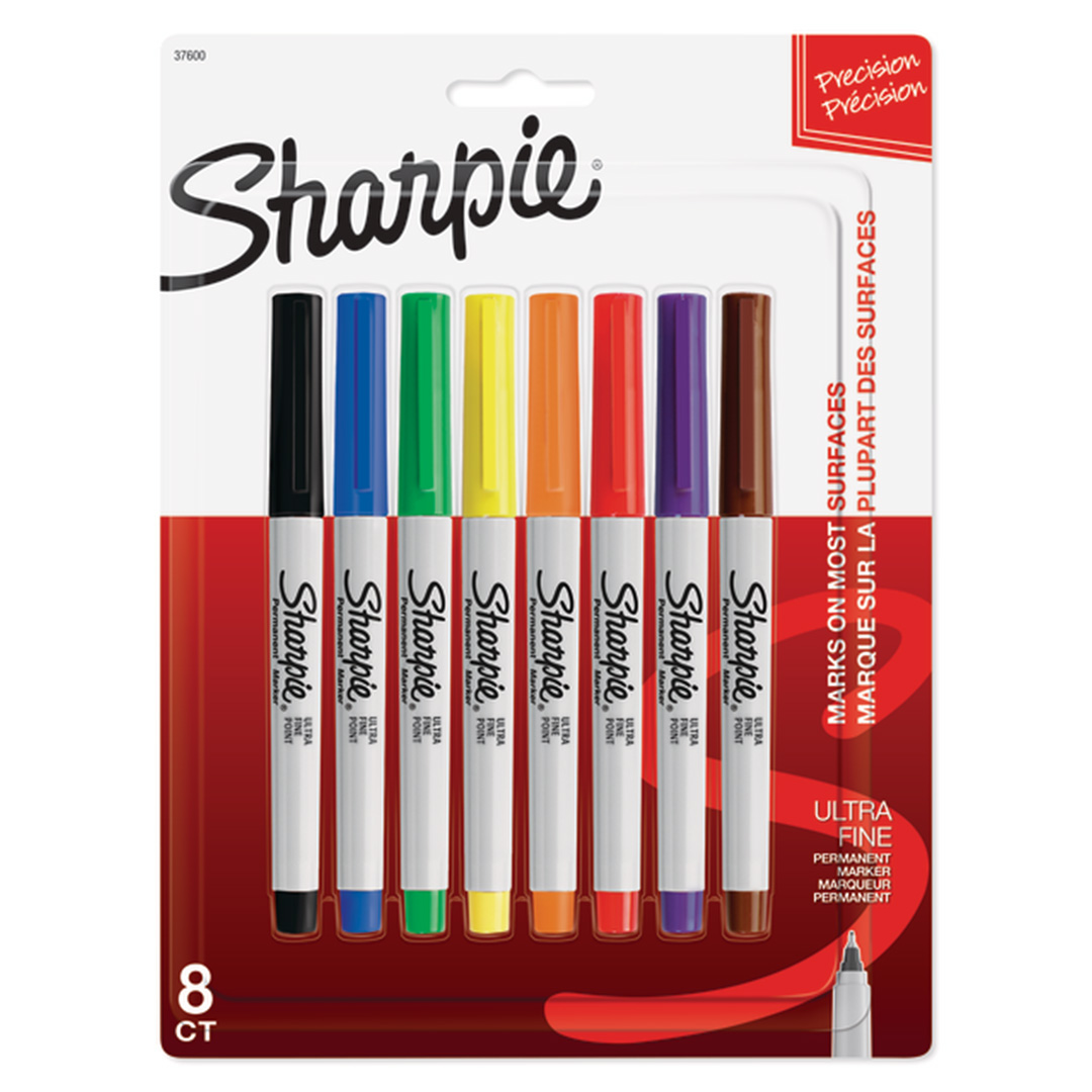  MARCADOR PERMANENTE SHARPIE ULTRA FINO;
X8 SURTIDO