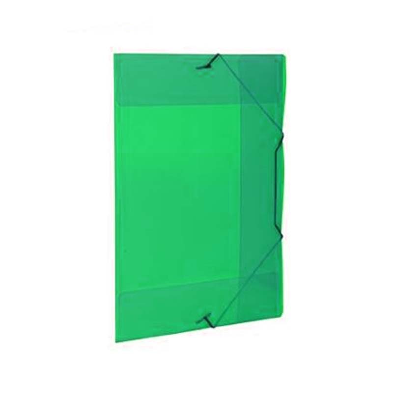 CARPETA 3 SOLAPAS N6 THE PEL PP VERDECON ELASTICO