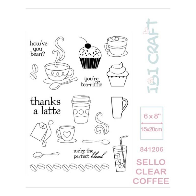  SELLO IBICRAFT SILICONA CRISTAL PLANCHA 6X8'' COFFEE