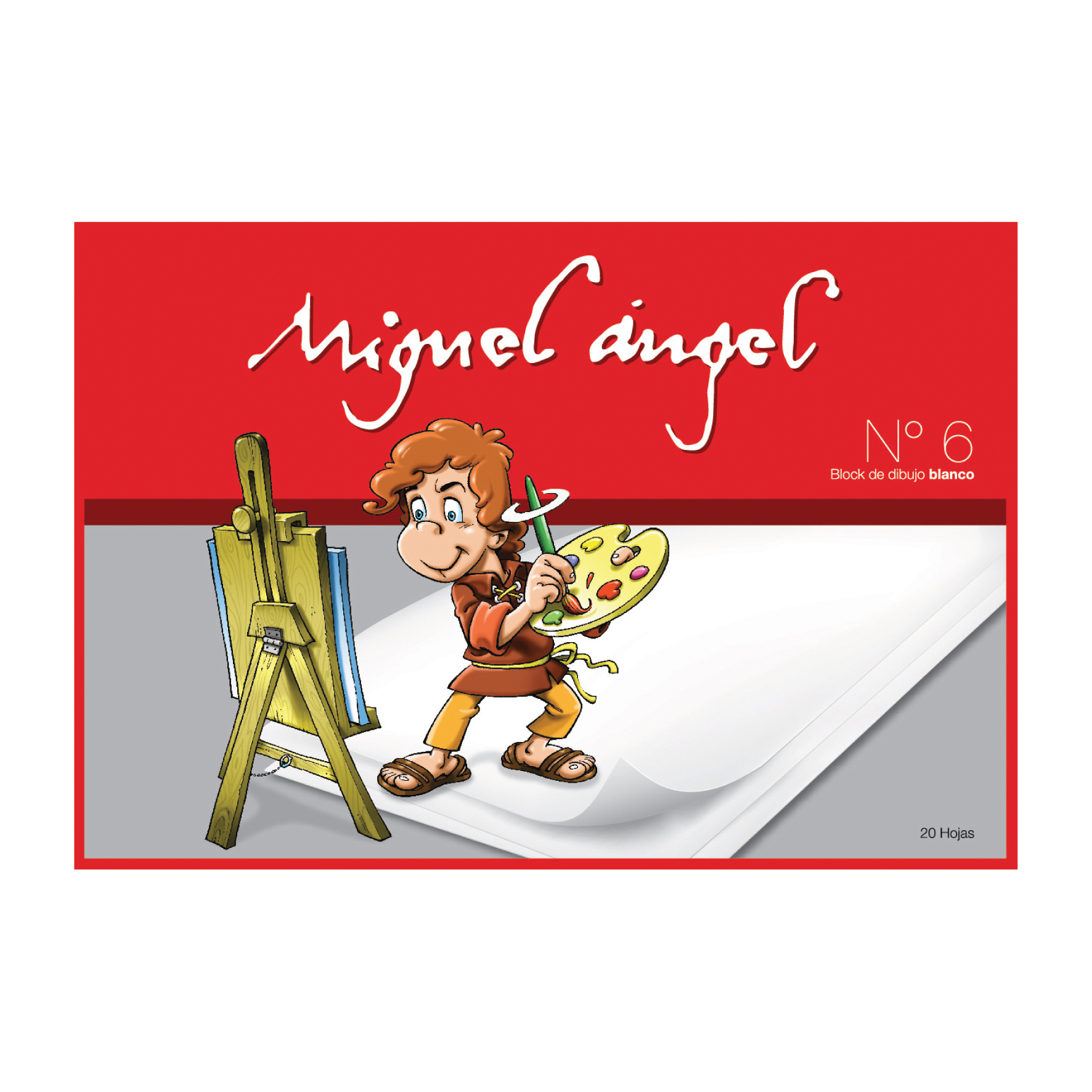  BLOCK N6 MIGUEL ANGEL X 20 HOJAS BLANCO