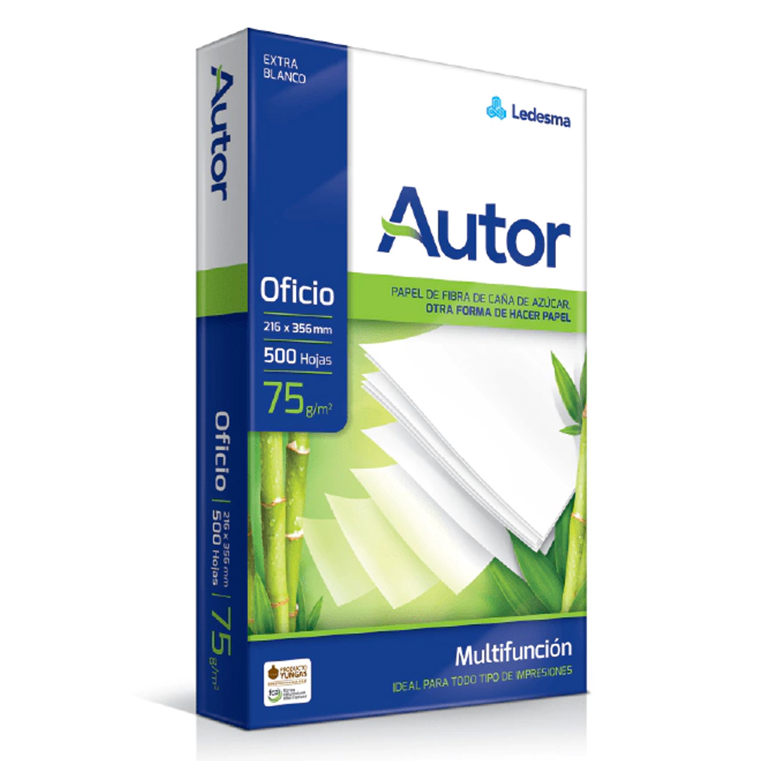  RESMA OFICIO AUTOR 75 GRAMOS 500H