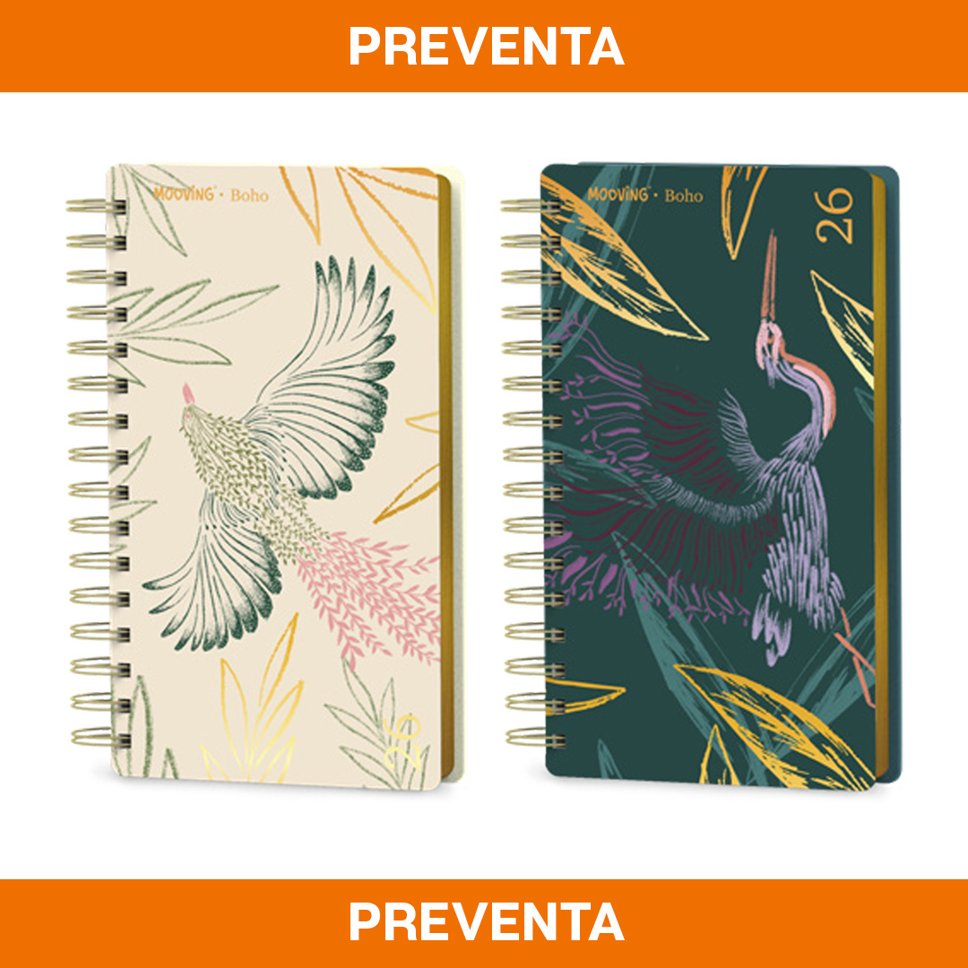  AGENDA MOOVING POCKET ESPIRAL BOHO