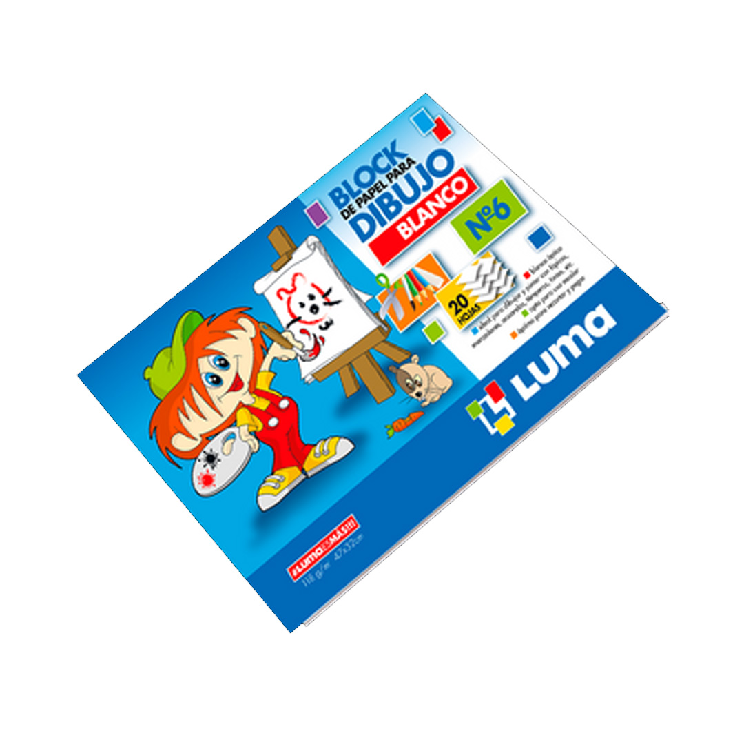  BLOCK N6 LUMA X 20 HOJAS BLANCO