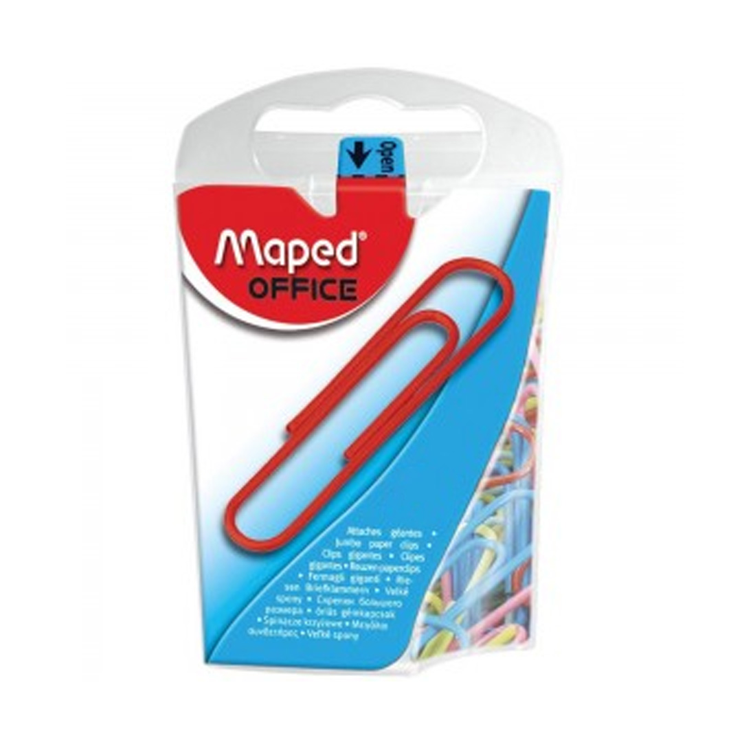  CLIPS MAPED 33MM COLORES SURTIDOS X80
