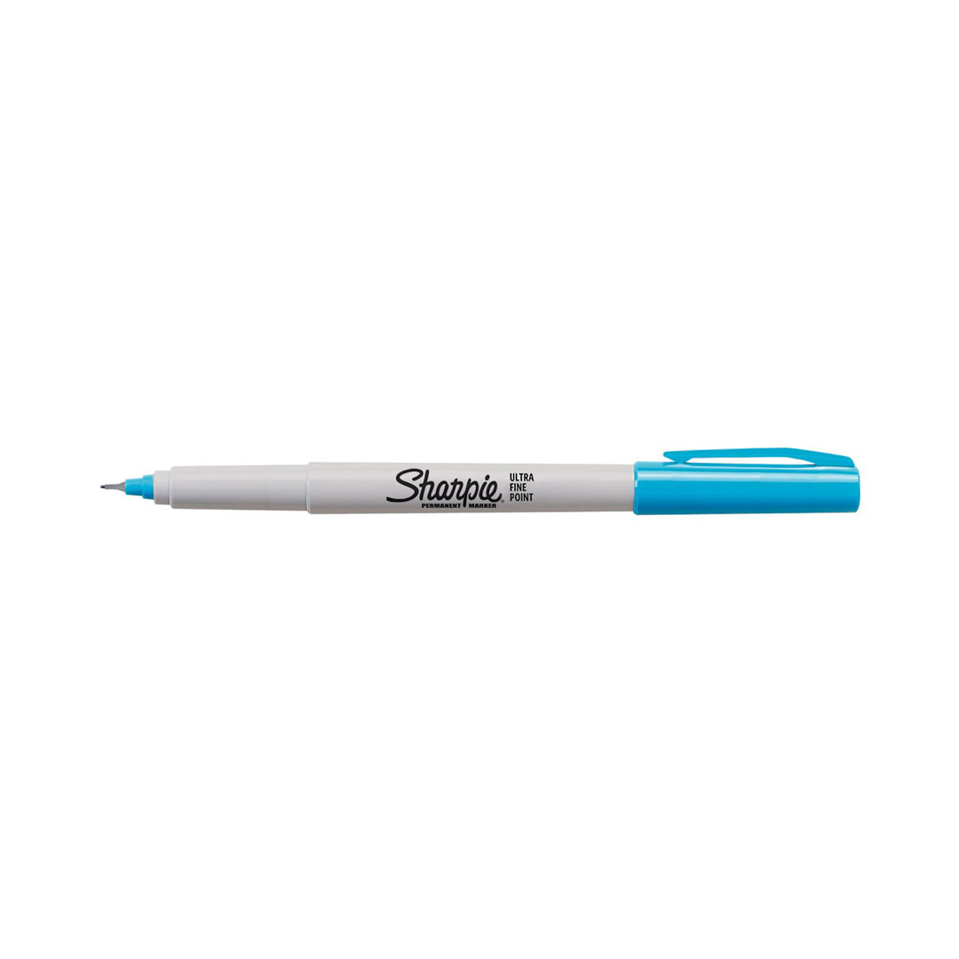  MARCADOR PERMANENTE SHARPIE ULTRA FINO;
TURQUESA X12