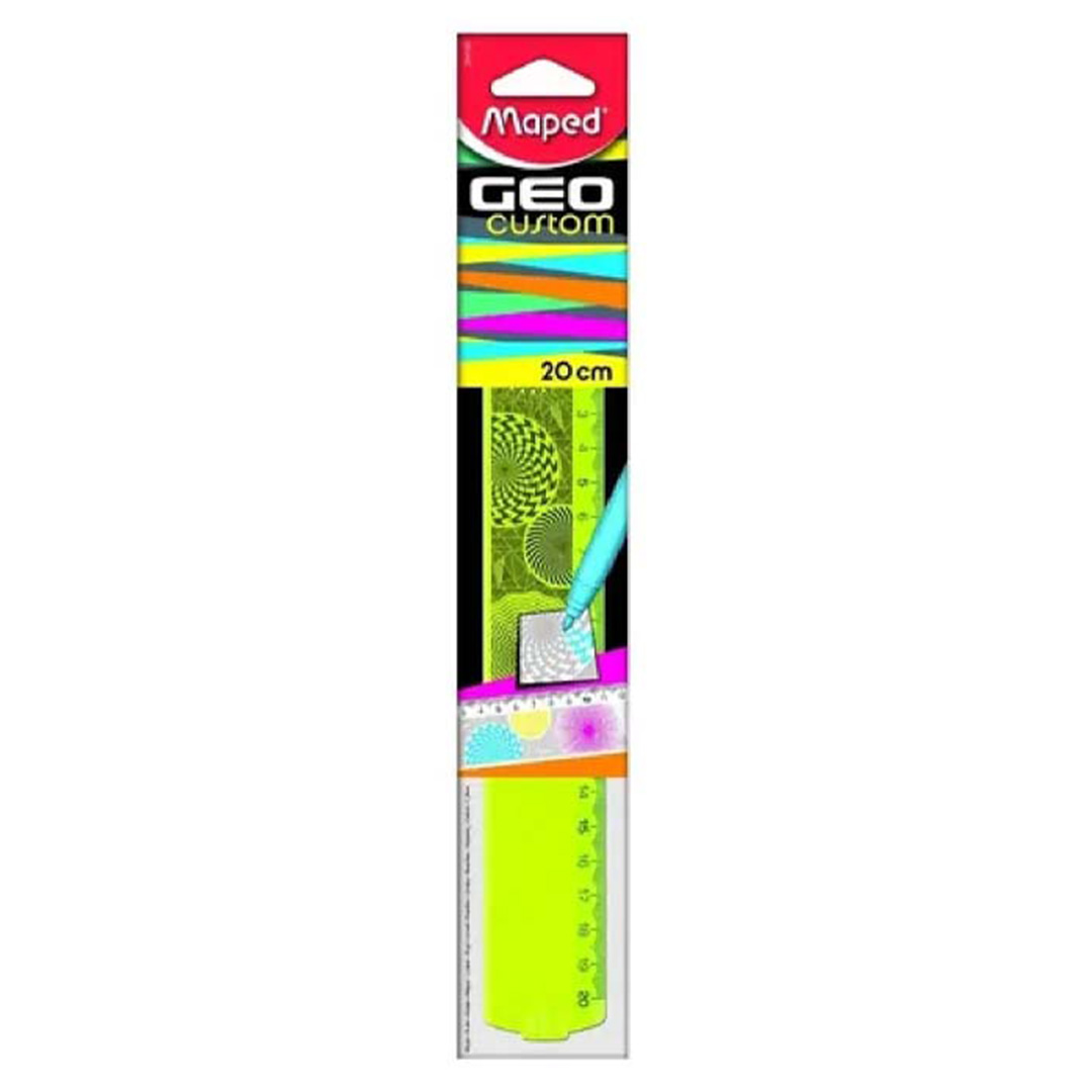  REGLA 20CM MAPED GEO CUSTOM