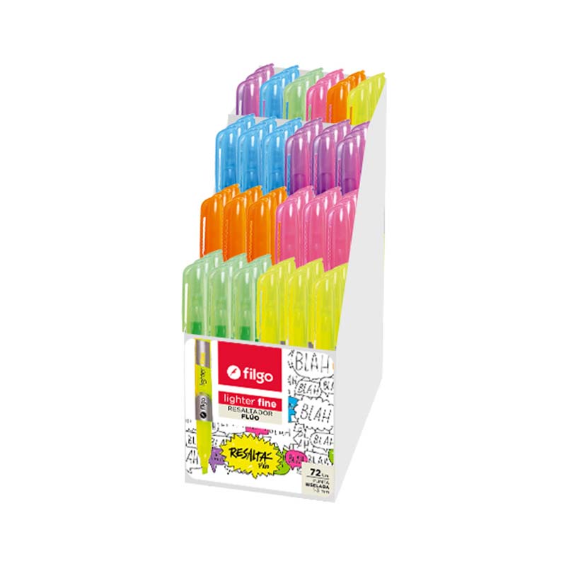  RESALTADOR FINO FILGO X72 FLUO SURTIDOS