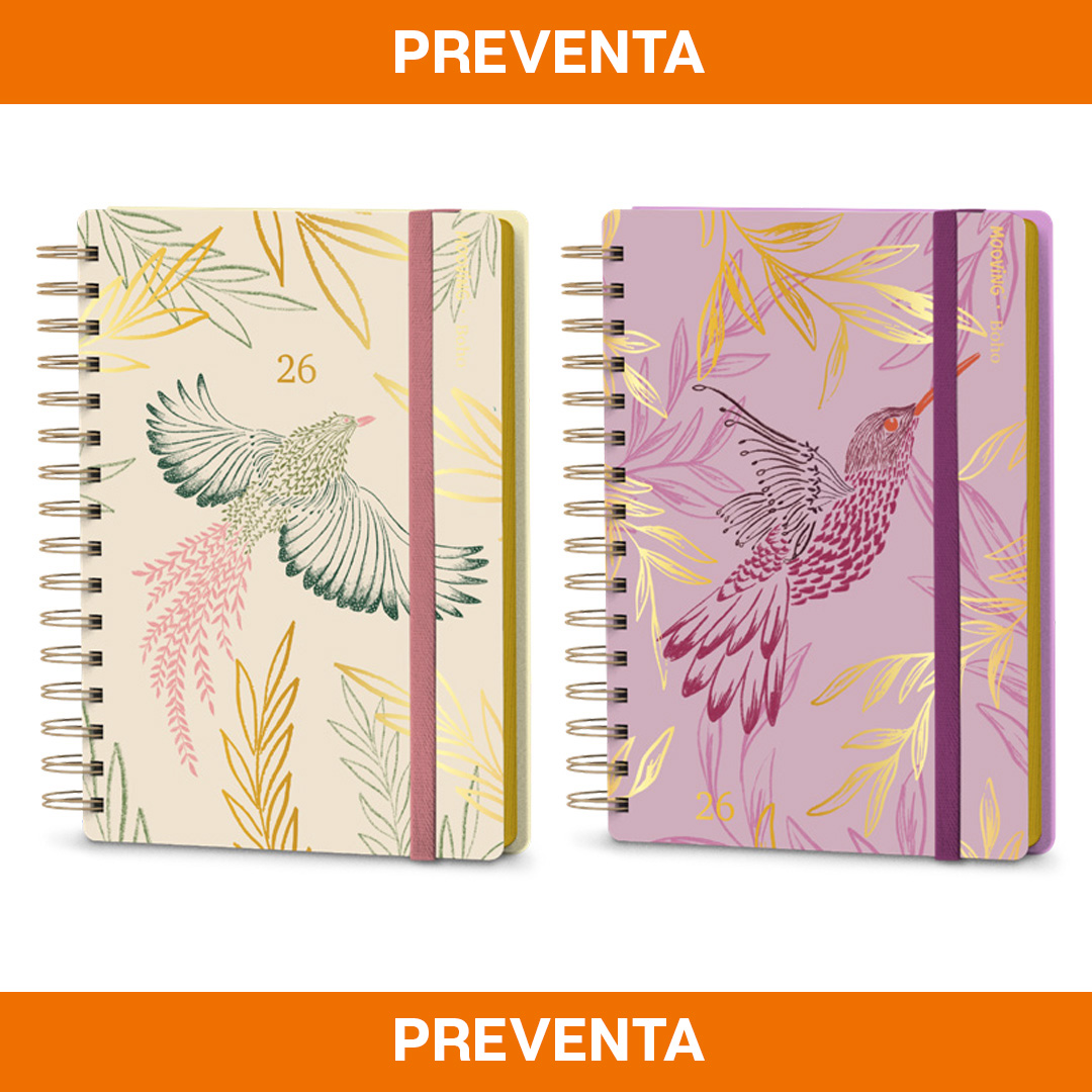  AGENDA MOOVING 15X21 SEMANA A LA VISTA;
BOHO