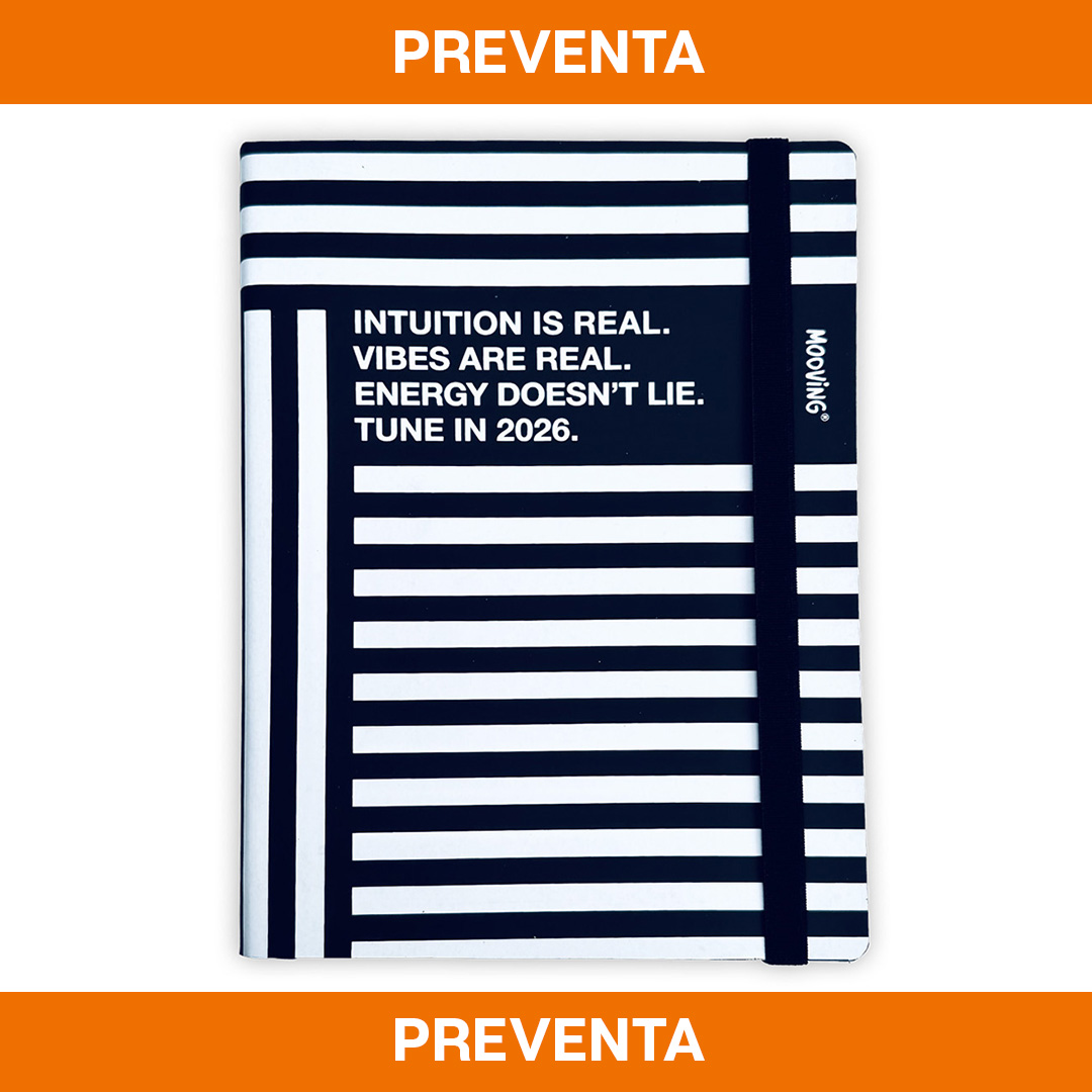  AGENDA MOOVING 15X21 DÍA POR PAGINA  BLACK