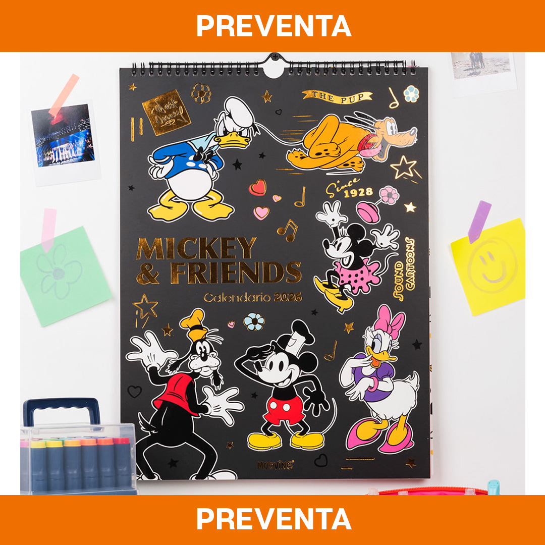  CALENDARIO MOOVING 30X40 MICKEY FRIENDS