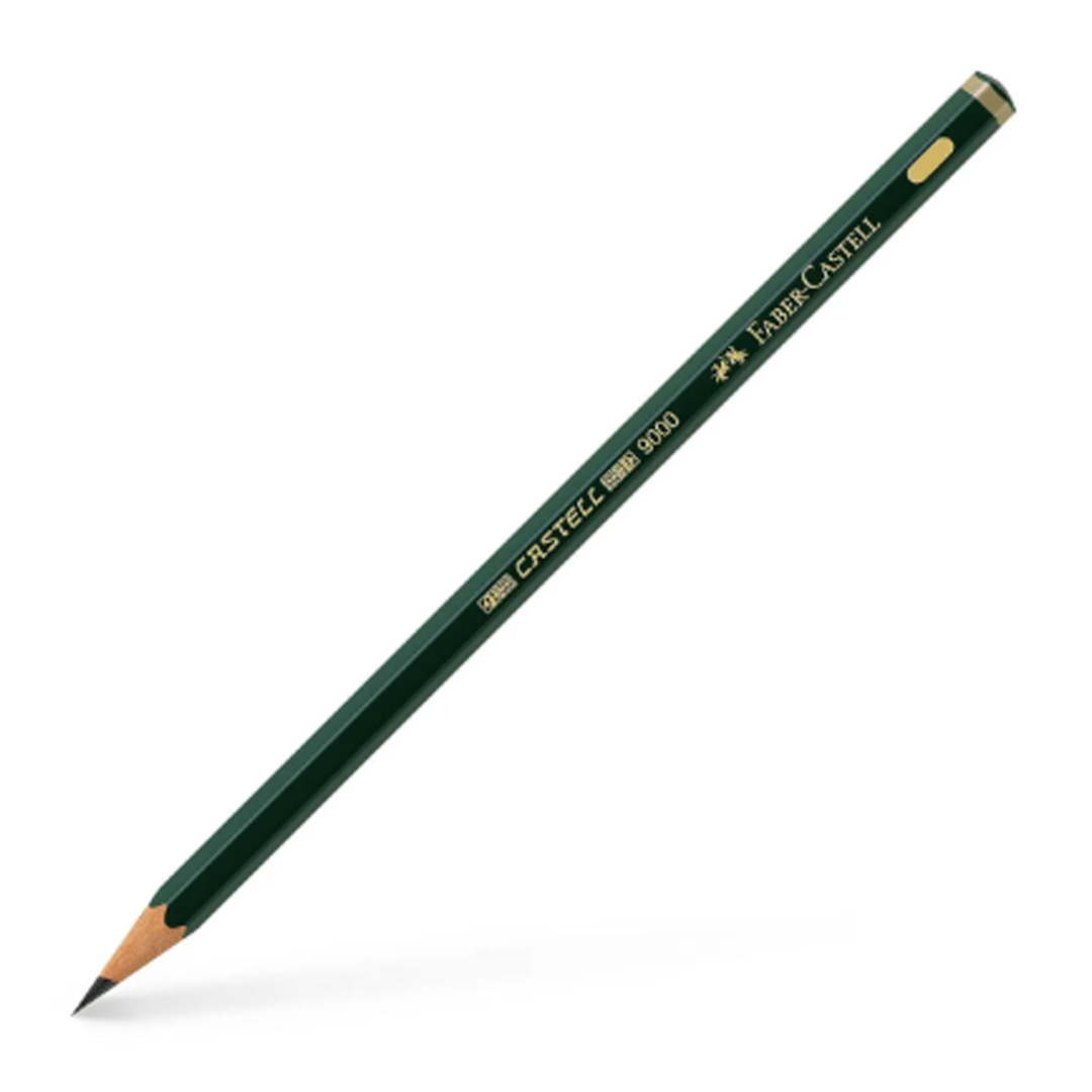  LAPIZ GRAFITO FABER CASTELL 9000 F X12