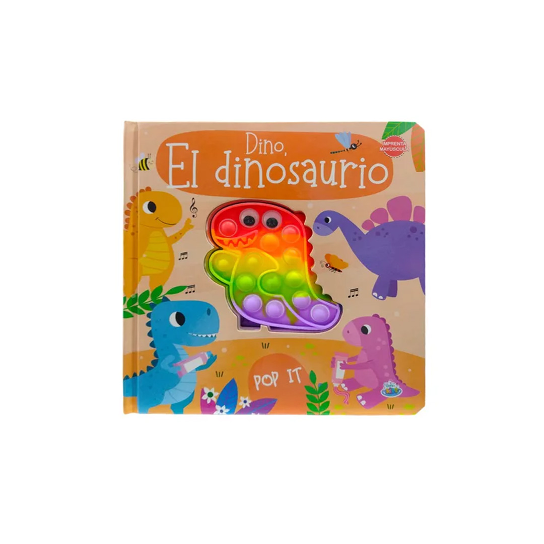  LIBRO PLOW POP IT DINO EL DINOSAURIO