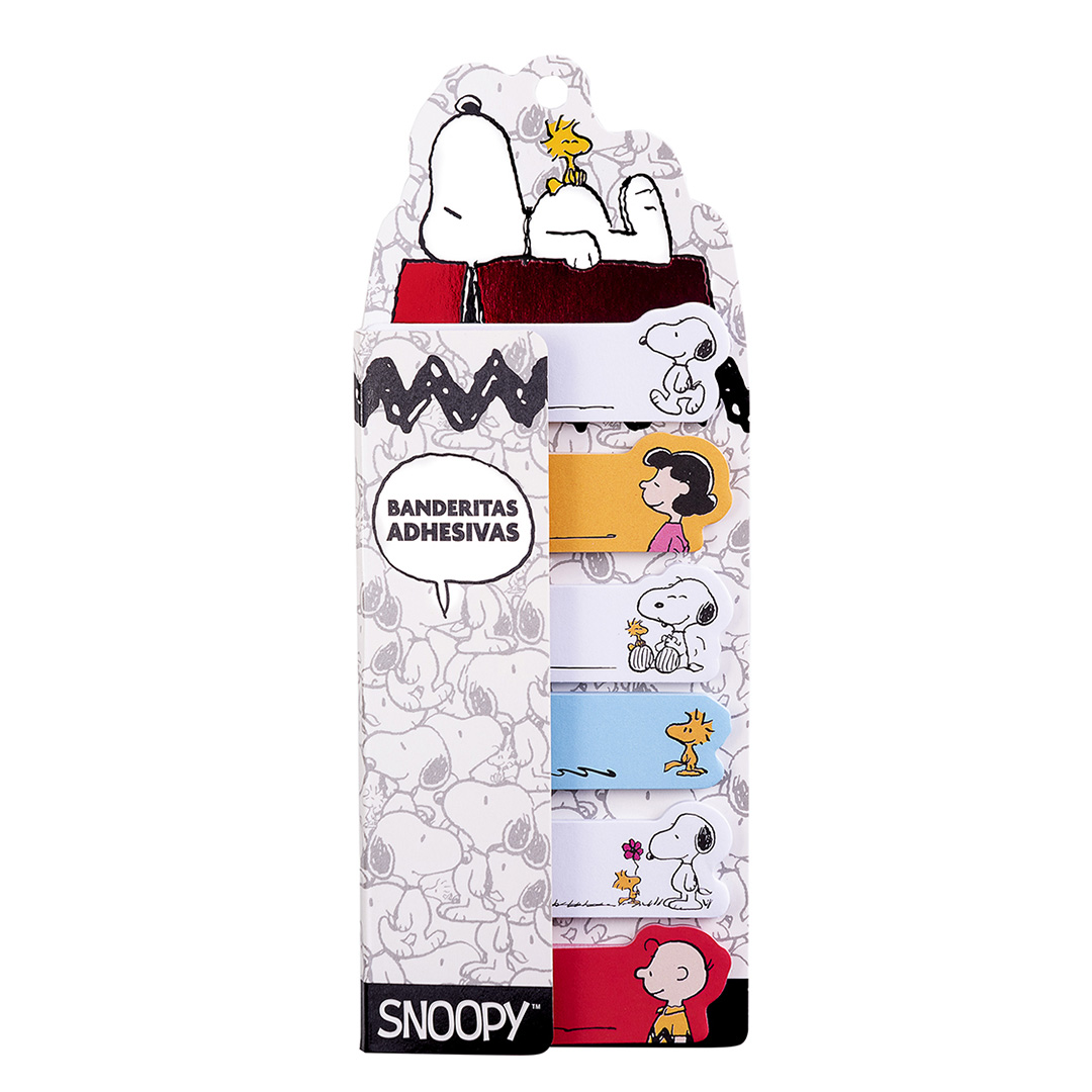  NOTA ADHESIVA MOOVING SET SNOOPY